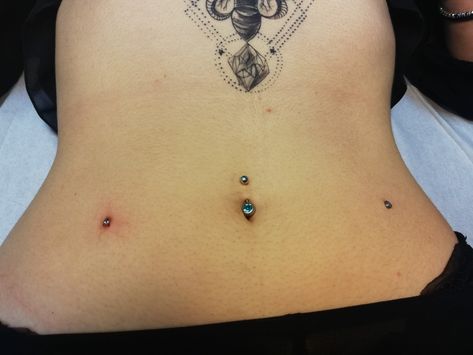 pierced by:Peter'Blasted', titanium anchor certified Microdermal Piercing, Belly Button Rings, Quick Saves