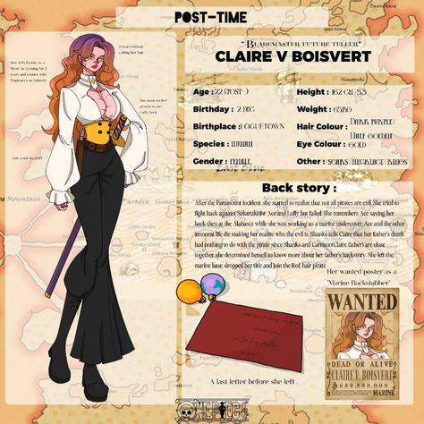 One Piece Oc Character, Claire V, Dr Script, One Piece Oc, Creatures Art, My Little Pony Comic, Pirate Woman, Fantasy Creatures Art, One Piece Fanart