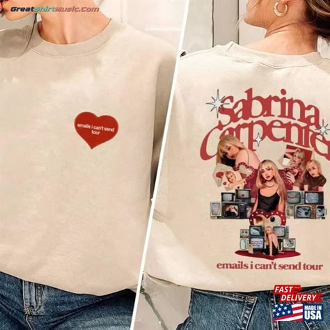 Emails I Can't Send Tour Album Sweatshirt Sabrina Carpenter Shirt T-Shirt Classic Check more at https://greatshirtmusic.com/product/emails-i-can-t-send-tour-album-sweatshirt-sabrina-carpenter-shirt-t-shirt-classic/ Sabrina Carpenter Tshirt, Sabrina Carpenter Shirt, Sabrina Carpenter Merch, Emails I Can't Send, Carpenter Shirt, Artist Merch, Carpenters Shirts, Kpop Shirts, What I Want For Christmas