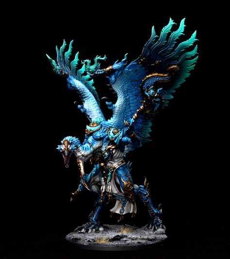 Lord of Change - Carole Disciples Of Tzeentch, Tzeentch 40k, Lord Of Change, Warhammer Armies, Chaos Daemons, Warhammer Paint, Chinese Aesthetic, Warhammer Aos, Warhammer Age Of Sigmar