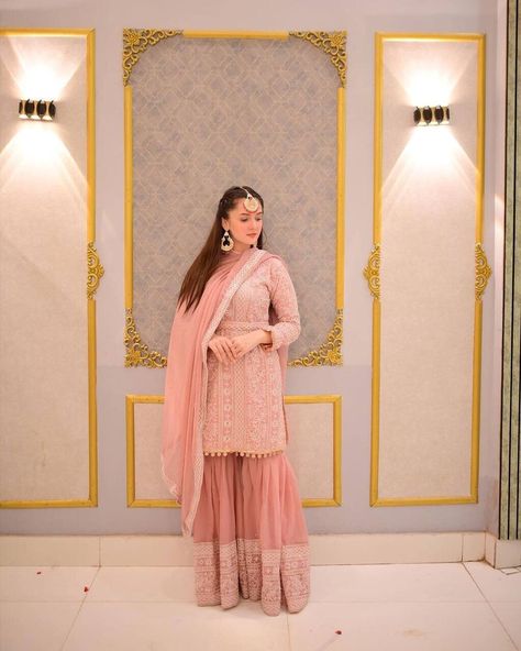 Latest Sharara Designs Party Wear, Punjabi Dress, Belt Top, Sharara Suit, Pakistani Salwar Kameez, Bollywood Wedding, Heavy Embroidery, Sequence Work, Indian Suits