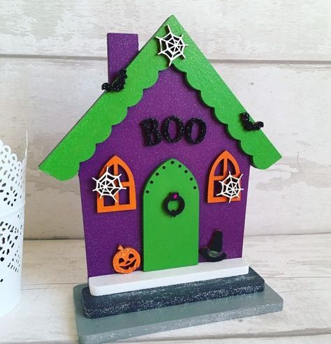 Excited to share this item from my #etsy shop: Halloween Decoration, Spooky House, Halloween Decorations, Haunted House, Halloween Decor #homedecor #decoration #witch #witchhat #witches #purple #halloweengift #halloweenparty #pumpkin Spooky House Halloween, Haunted House Halloween Decor, House Halloween Decorations, House Halloween Decor, Halloween Sensory, Haunted House Halloween, Easter Bunny Gifts, Hedgehog Gifts, Halloween Decorations Diy Outdoor