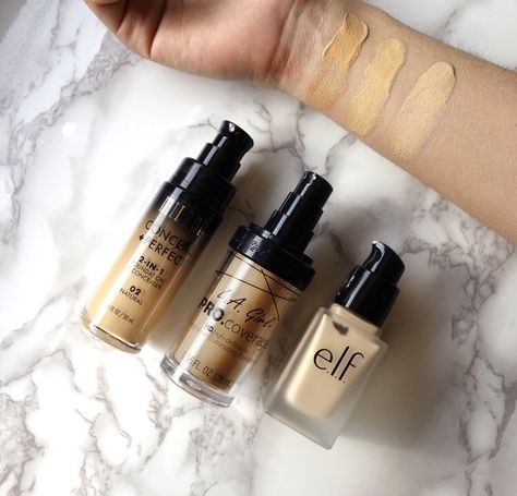 La Girl Pro Foundation in Fair (Middle) Estee Lauder Double Wear, Double Wear, La Girl, Estee Lauder, Foundation, Makeup, Beauty, Make Up