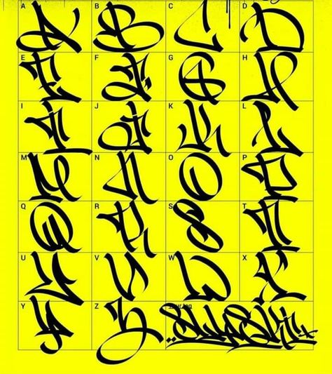 Easy Graffiti Lettering Alphabet, Urban Beautification, Handstyle Graffiti, Graffiti Alphabet Wildstyle, Fonts For Logos, Calligraphy Business, Top Free Fonts, Graffiti Alphabet Styles, Alphabet Graffiti