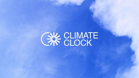 Climate Clock - Brand Identity on Behance Climate Graphic Design, Climate Logo Design, Weather Graphic Design, Temperature Logo, Clock Graphic Design, Breeze Logo, Environmental Logo, Environmental Logo Design, Weather Logo