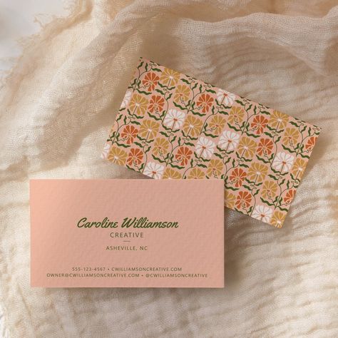 Retro Business Card, Trendy Business Cards, Loyalty Card Template, Cute Business Cards, Buisness Cards, Hipster Art, Business Stationary, Life Board, Groovy Retro