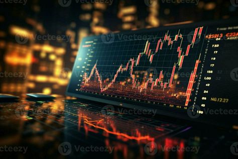 Stock market and forex trading concept visualized through a dynamic graphic AI Generated Trading Background Images, Trading Background, Logo Banners, Cityscape Photos, Nature Backgrounds, Heart With Arrow, Background Banner, Landscape Photos, Forex Trading