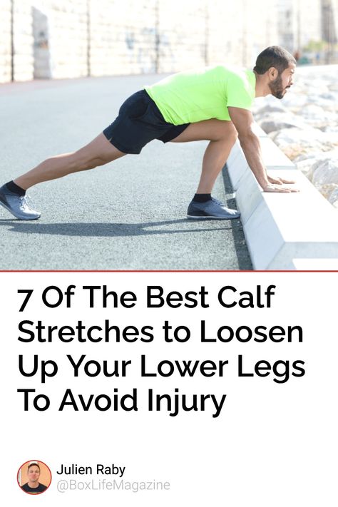 The calf muscles are often underestimated but play a crucial role in our everyday movements. Here are the 7 best stretches to loosen up your calves and avoid injury Stretches For Athletes, Best Calf Stretches, Soleus Muscle, Gastrocnemius Muscle, Best Creatine, Calf Strain, Calf Injury, Calf Exercises, Muscle Stretches