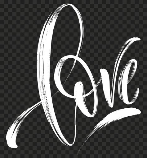 Love Font, Font Png, Original Background, Love Word, Hd Love, Png Text, No Background, Love Png, White Letters