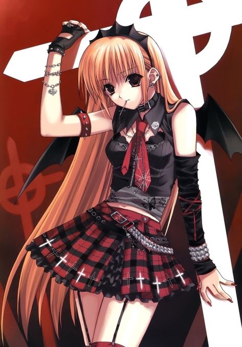 Princesa Emo, Anime Gothic, Top 5 Anime, Anime Goth, Eyeless Jack, Moe Anime, Vampire Girls, Style Anime, Gothic Anime