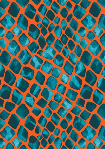 Abstract Prints Textiles, Digital Print Fabric Textiles, Mixing Fabrics Patterns, Sewn Patches, Pattern Clash, Abstract Print Pattern, Digital Print Textiles, Scales Pattern, Teal Pattern