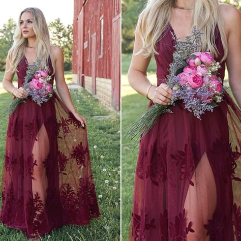 Boho Burgundy Dress, Lace Wedding Guest Dress, Photoshoot Dress, Maxi Dress, Lace Long Dress, Beach Photo Shoot Dress. Tall - Size S. * It Is New, Never Worn, However, Purchases It From Etsy And Changed My Mind. Did Not Come With Tags Attached. It Is Handmade By A Small Local Shop. Maroon Wedding Dress, Burgundy Wedding Dress, Puffy Prom Dresses, Country Bridesmaid Dresses, Maroon Bridesmaid Dresses, Photo Shoot Dress, Beach Photo Shoot, Lace Wedding Guest Dress, Fall Bridesmaids