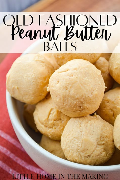 Powdered Sugar Recipes, Easy Food Gifts, Peanut Butter Balls Easy, Peanut Butter Balls Recipe, Butter Balls, Lost 100 Pounds, Peanut Butter Powder, Peanut Butter Balls, Easy Peanut Butter