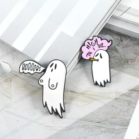 Cute Smoking Boo Ghost Enamel Pin Brooch Cartoon Women Men Denim Jackets Lapel Pins Backpack Badges Kids Fashion Jewelry Gifts|Brooches| - AliExpress Backpack Badges, Ghost Pins, Cartoon Women, Haunted House Decorations, Halloween Party Props, Horror Party, Ghost Cartoon, Ghost Decoration, Boo Ghost