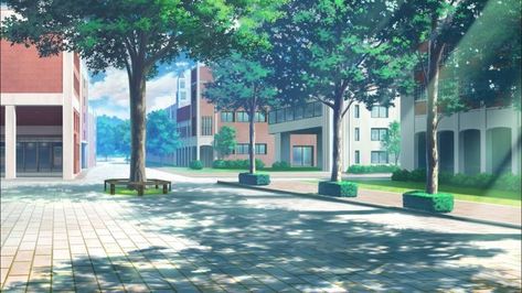 Gacha Life Backgrounds Outside Morning, Gacha School Background Outside, School Bg Anime, Background For Gacha Edits, Gacha Life 2 Background, Anime School Background Outside, Aesthetic Gacha Background, Gacha Backgrounds Outside Day, City Aesthetic Anime