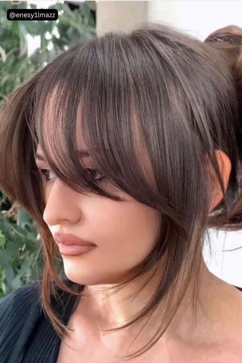 Curtain Bangs On Updo Bangs With Medium Hair, Hairstyles For Layered Hair, Haircuts For Medium Hair, Haircuts Straight Hair, Long Hair With Bangs, Haircuts For Long Hair, Haircuts With Bangs, Curtain Bangs, Long Hair Cuts