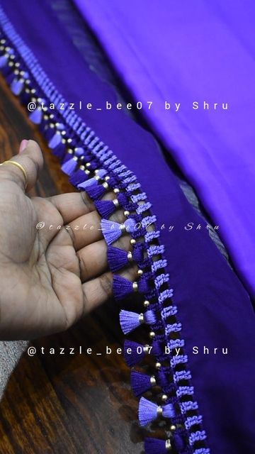 Baby Kuchu Designs, Kuchu Designs Saree Latest, Saree Tassels Designs Latest, Saree Kuchulu Latest Designs, Saree Kuchu Designs Latest, Saree Kuchulu With Net Cloth, Saree Kuchchu Design, Saree Pallu Kuchu Designs Latest, Saree Kuch