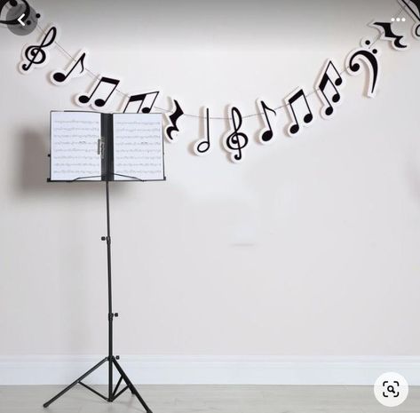 Birthday Music Theme, Music Theme Decor, Music Theme Party, Music Theme Birthday, Music Classroom Decor, Music Themed Parties, Music Teacher Gift, Musical Theme, Music Birthday