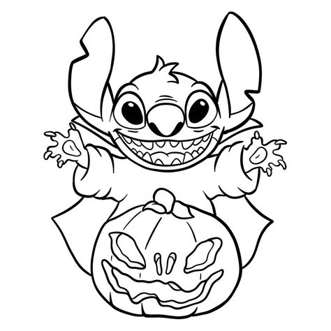 How to Draw Halloween Stitch with a jack-o’-lantern Halloween Stitch Drawing, Stitch Halloween Coloring Pages, Free Drawing Templates, Halloween Drawings Sketches, Stitch Coloring Sheets, Simple Stitch Drawing, Drawing Ideas Easy Halloween, Halloween Outline Drawing, Easy Adult Coloring Pages