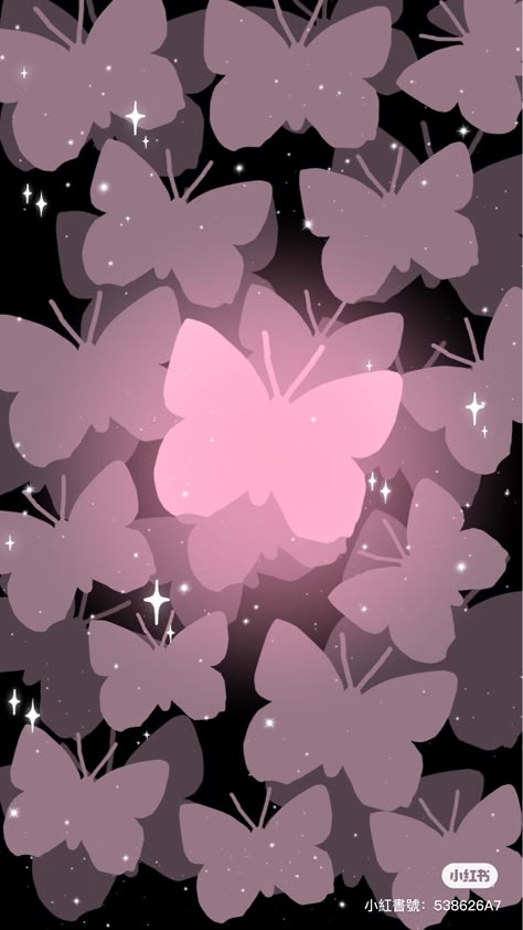 Pink Butterfly Wallpaper Backgrounds, Pink And Black Lockscreen, Pink And Black Wallpaper Aesthetic, Pink Wallpaper Butterfly, Pink And Black Wallpaper, Wallpaper Rosa, Phone Things, Butterfly Wallpaper Backgrounds, Fotos Aesthetic