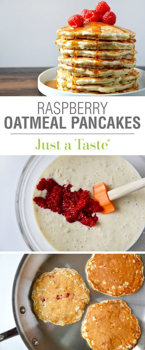 Pancakes Raspberry, Classic Pancakes, Muffin Healthy, Cheesecake Muffin, Raspberry Recipe, Recipes Pancakes, Oatmeal Pancake, Raspberry Pancakes, Oatmeal Pancakes Recipe