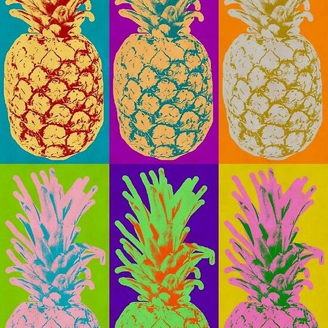 Pineapple Pop Art Retro Design Graphic Pineapples Fruit Pop Art Fruit, Retro Design Graphic, Pineapple Illustration, Pineapple Graphic, Class Art Projects, Fruit Pineapple, Pop Art Retro, Retro Graphic Design, Art Fruit