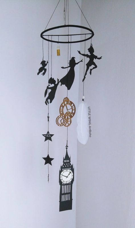 Perlengkapan Bayi Diy, Neverland Nursery, Disney Themed Rooms, Casa Disney, Peter Pan Nursery, Deco Disney, Idee Cricut, Disney Rooms, Disney Nursery