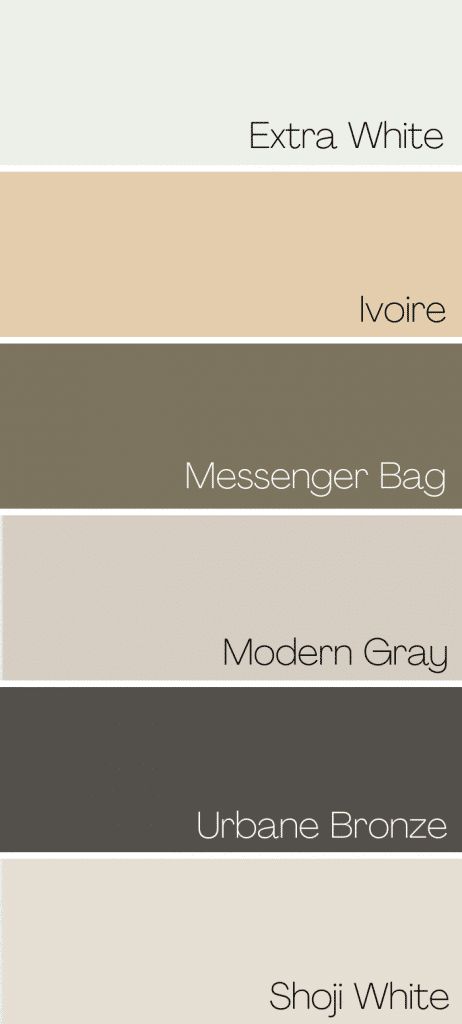 Messenger Bag Paint Sherwin Williams, Sherwin Williams Messenger Bag, Messenger Bag Sherwin Williams, Sherwin Williams Urbane Bronze, Bronze Color Palette, Bronze Color Scheme, Urbane Bronze, Warm Paint Colors, Trending Paint Colors