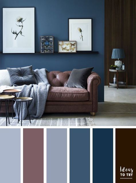 (paid link) Best Living Room Paint Colors ideas in 2022 Living Room Colour Design, Blue Living Room Color Scheme, Blue Living Room Color, Brown And Blue Living Room, Indoor Paint, Brown Living Room Decor, Small Living Room Layout, Living Room Designs Small Spaces, Small Living Room Design