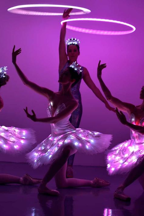 Dance Group Aesthetic, Ballet Show, Unique Event Decor, Ballet Shows, Light Up Costumes, Ballerina Skirt, Dance Group, Corporate Entertainment, Event Agency