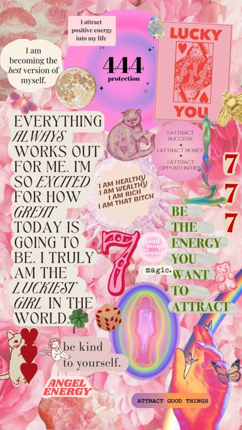 Phone Backgrounds Trippy, Virgo Vision Board Wallpaper, Cute Manifestation Wallpaper, Aura Collage, Positive Manifestation Wallpaper, 444 Wallpaper, Spiritual Background, Success Words, Trippy Iphone Wallpaper