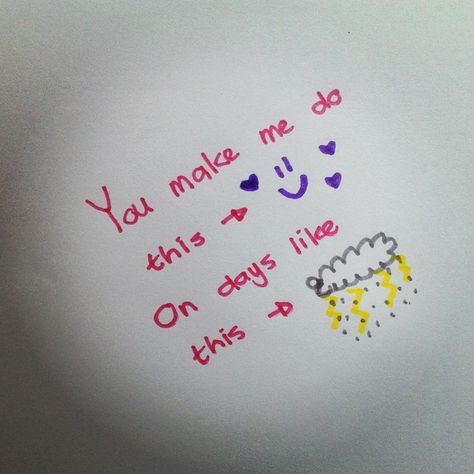 A cute little doodle message I sent to my boyfriend this morning. Perfect for a rainy day! Boyfriend Relationships, Boyfriend Notes, Birthday Message For Boyfriend, Birthday Message For Husband, Love Notes For Him, Nice Birthday Messages, Boyfriend Birthday Quotes, Diy Gifts For Girlfriend, Message For Husband