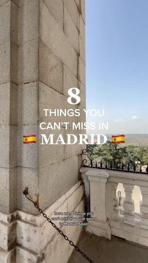 Madrid 🇪🇸 Spain Travel | Hotels | Food | Tips on Reels | madrid.explore · Original audio Spain Trip Itinerary, Spain Travel Outfits, Madrid Aesthetic, Madrid Spain Travel, Visit Madrid, Spain Aesthetic, Spain Itinerary, Madrid Travel, Spain Madrid