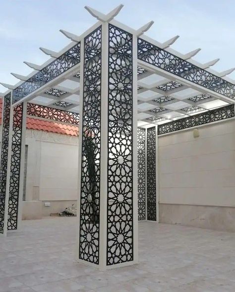 Rooftop Patio Design, Gate Wall Design, Home Gate Design, Jaali Design, Iron Door Design, Balcony Grill Design, House Roof Design, Terrace Garden Design, Rooftop Terrace Design