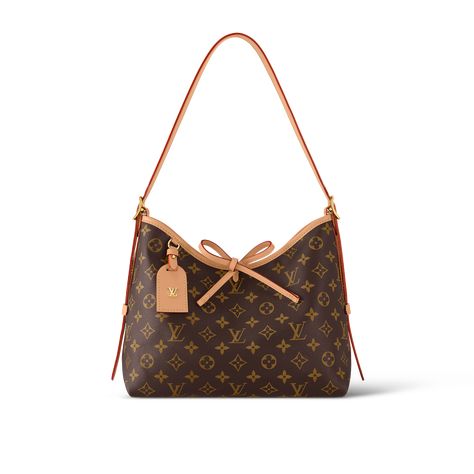 Louis Vuitton Carryall, Sac Louis Vuitton, Luxury Bags Collection, Girly Bags, Luxury Purses, Luxury Designer Handbags, Monogram Bag, Pretty Bags, Canvas Handbags