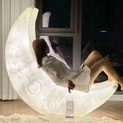 Moon Lamp Living Room Sofa Chair Luminous Atmosphere Floor Lamp Lounge Chair Moon Chair Outdoor Leisure Chair Home Decoration Gi - AliExpress Room Sofa Chair, Moon Chair, Moon Lamp, Lamp Living Room, Chair Outdoor, Leisure Chair, Arc Floor Lamps, Outdoor Leisure, Cute Home Decor