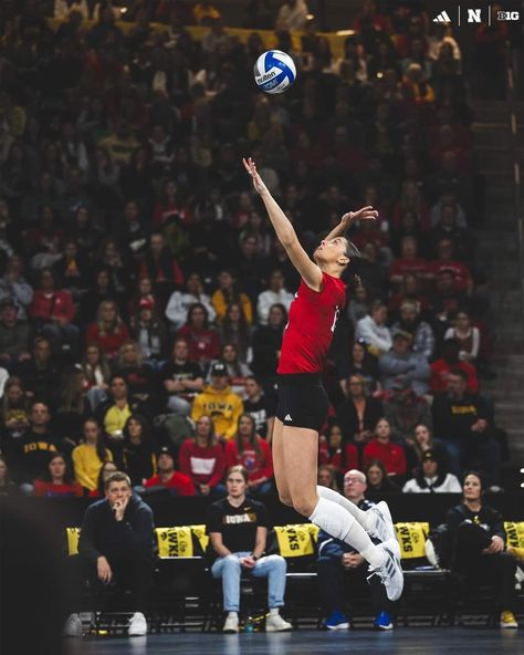 Nebraska Volleyball, Volleyball Posters, Red Kingdom, Volleyball Inspiration, Nebraska Huskers, Women Volleyball, Volleyball Team, Volleyball Players, 2025 Vision