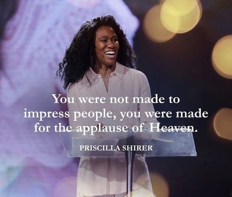 “We serve a God who is waiting to hear from you, and He can't wait to respond.” -Priscilla Shirer #godisincontrol Priscilla Shirer Quotes, Pricilla Shirer, God 2024, Priscilla Shirer, Creative Visualization, Words Of Hope, Dear Future, Christian Memes, A God