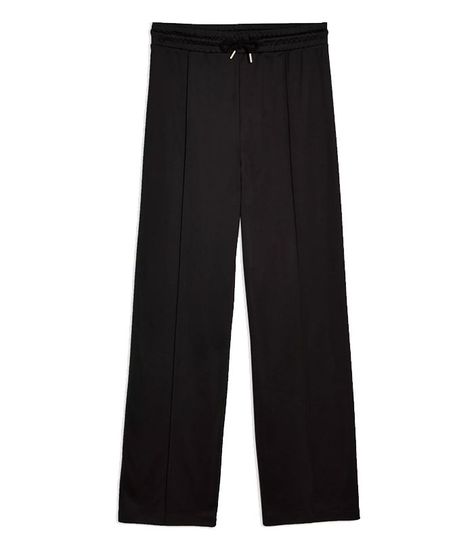 Topshop Black Slim Straight Joggers Straight Joggers, Timeless Basics, Closet Essentials, High Street Fashion, Leather Shirt, High Fashion Street Style, Basic Style, Who What Wear, Street Fashion