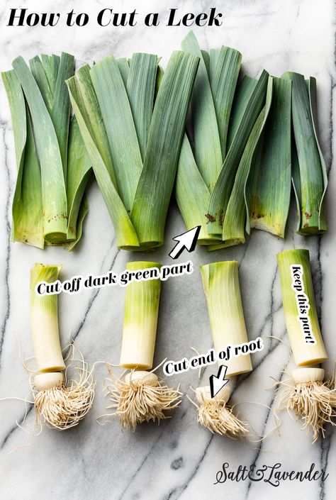 Leek And Spinach Recipes, Sauteed Leeks Recipes, How To Cook Leeks Recipes, Cooking With Leeks, How To Prepare Leeks, Recipes With Leeks Dinners, Leek Recipes Vegan, Leak Recipes, Cooking Leeks