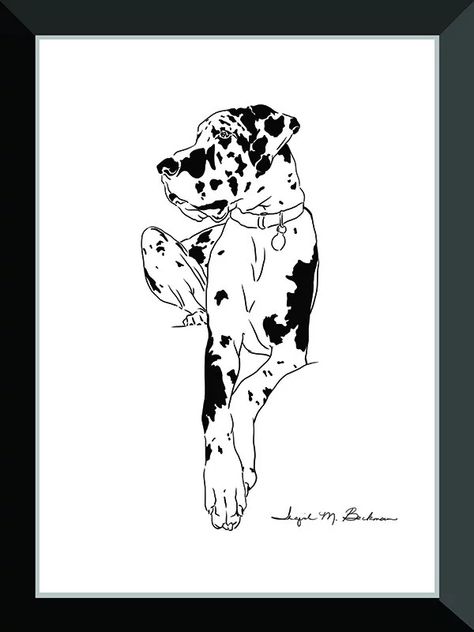 Tattoo Dog Minimalist, Dogs Tattoo Ideas, Dogs Tattoo, Cute Dog Costumes, Harlequin Great Danes, Ideas For Dogs, Tattoo Dog, Apartment Dogs, Dane Puppies