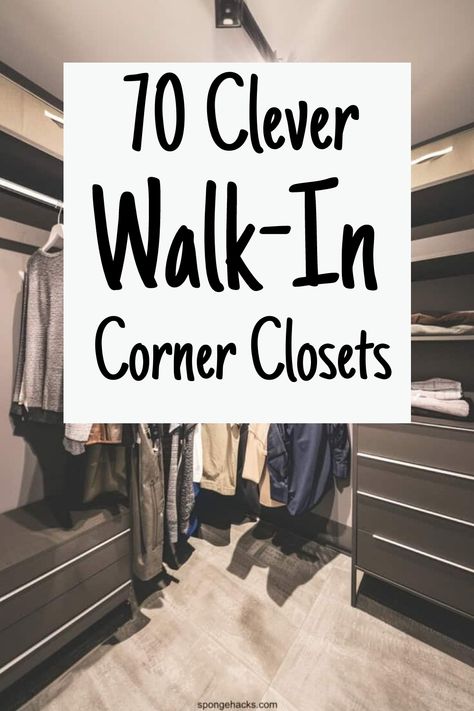 I was in my tiny bedroom the other day, realizing I needed a major closet makeover. Don’t get me wrong, I LOVE my tiny walk-in closet but the corner is totally bugging me and not being used. My simple layout was a hot mess, and I knew I had to get my organization game on […] Designing Closets Layout, Rustic Closets Ideas, 6 X 10 Walk In Closet, Walk In Closet Hanging Ideas, Corner Closet Storage Ideas, U Shape Walk In Closet Ideas, Closet Corners Ideas, 7x9 Closet Layout, 7x4 Closet Layout