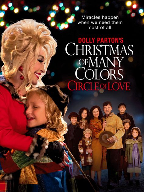 Dolly Parton's Christmas of Many Colors: Circle of Love - Dec. 3 Ricky Schroder, Christmas Movies List, Jennifer Nettles, Best Christmas Movies, Coat Of Many Colors, Hallmark Christmas Movies, Rustic Colors, Holiday Movie, Tv Guide