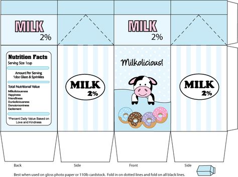 Milk Paper Craft, Papel Duck, Craft Paper Wrapping, Paper Squishy, Hello Kitty Crafts, Paper Dolls Diy, Paper Toys Template, Diy Doll Miniatures, Milk Box