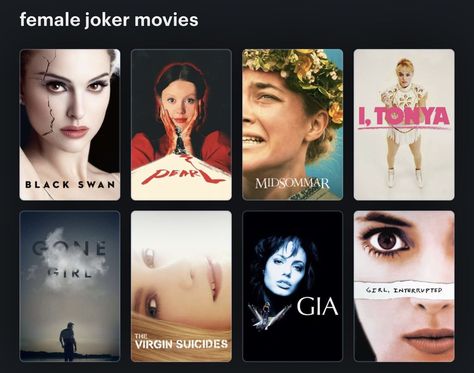 Female Joker Movies, Female Rage Films, Weird Girl Movies, Female Rage Movie, Female Rage Movies, Female Rage In Movies, Gone Girl Movie, Coquette Finds, Fem Rage