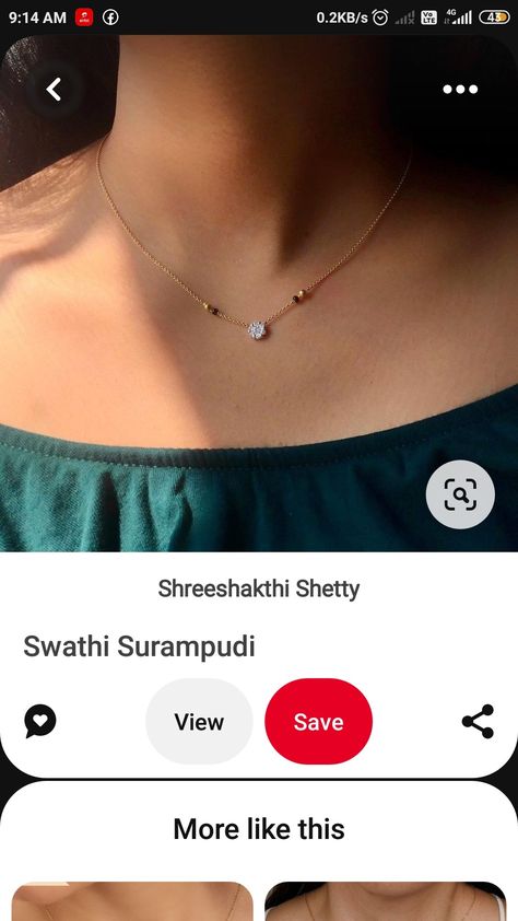 Minimal Mangalsutra Designs, Mangalsutra Maharashtrian, Minimalist Mangalsutra, Modern Mangalsutra Designs, Mangal Sutra, Mangalsutra Chain, Simple Jewellery, Mangalsutra Design, Dainty Jewellery