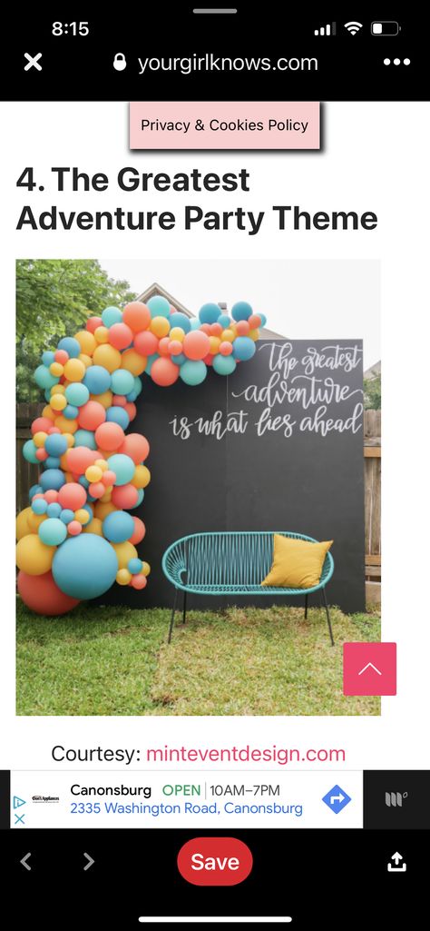 Let The Adventure Begin Graduation Party, Adventure Awaits Party Theme, Adventure Graduation Party, Travel Graduation Party Ideas, The Adventure Begins Graduation Party, Adventure Awaits Graduation Party, Adventure Party Theme, Boys Graduation Party, Prek Graduation