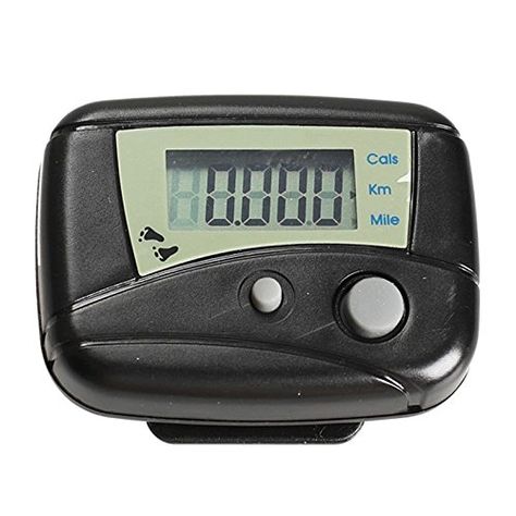 LCD Run Step Pedometer Walking Distance Calorie Counter Passometer Black Blue Screen LLC -- More info could be found at the image url. Step Counter, Calorie Counter, Blue Screen, Fishing Accessories, How To Stay Healthy, No Equipment Workout, Jogging, Bodybuilding, Michael Kors