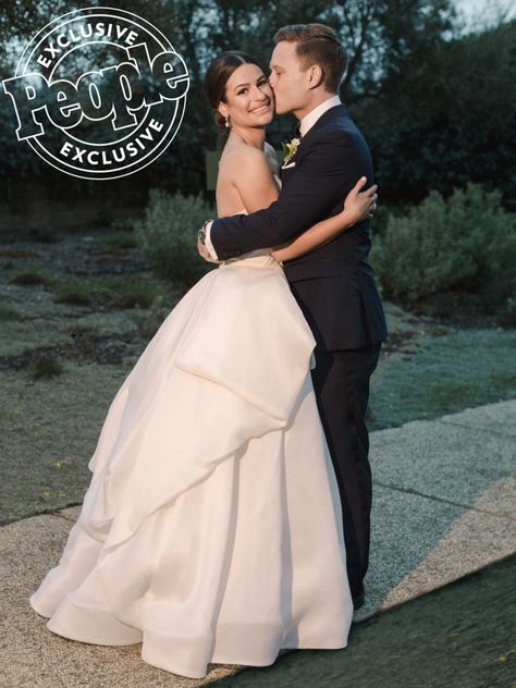 The Most Stunning Photos from Lea Michele's Wedding to Zandy Reich Darren Chris, Famous Brides, Famous Weddings, Celebrity Brides, Lea Michele Glee, Peyton Clark, Celebrity Wedding Photos, Lea Michelle, Jonathan Groff