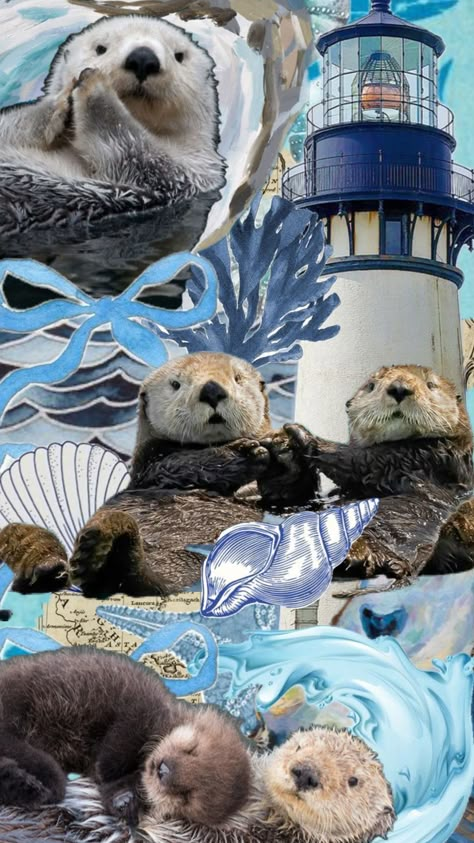 #otters #aesthetic #seaotter #otter #seaotter #otteraesthetic #wallpaper #ocean #oceanvibes #oceanaesthetic #oceancore Cute Otter Wallpaper Iphone, Otters Aesthetic, Wallpaper Ocean, Otters Cute, Cute Disney Drawings, Beautiful Sea Creatures, Sea Otter, Brown Wallpaper, Cute Little Things